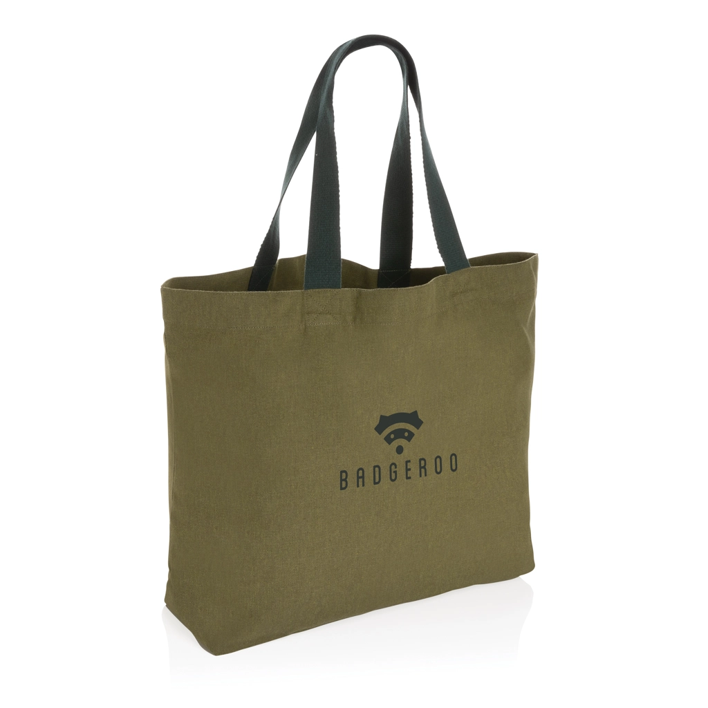 240g/m² große Tasche aus rCanvas, ungefärbt