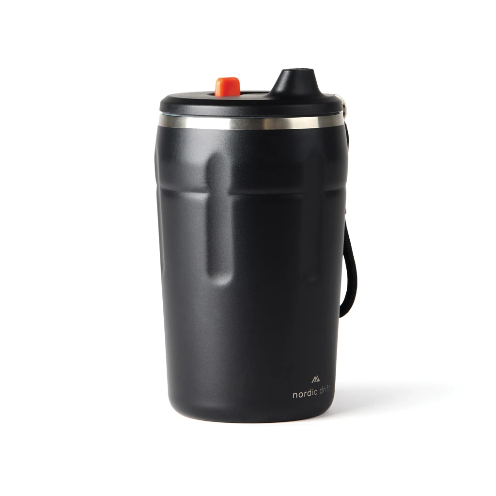 Nordic Drift Trail verschließbarer RCS Mug 350ml, schwarz