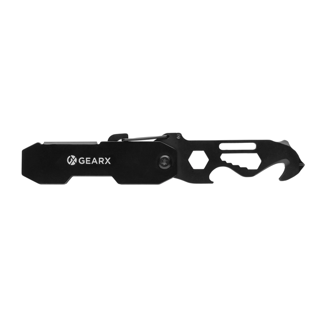 Gear X - Faltbares EDC-Werkzeug mit Karabinerhaken