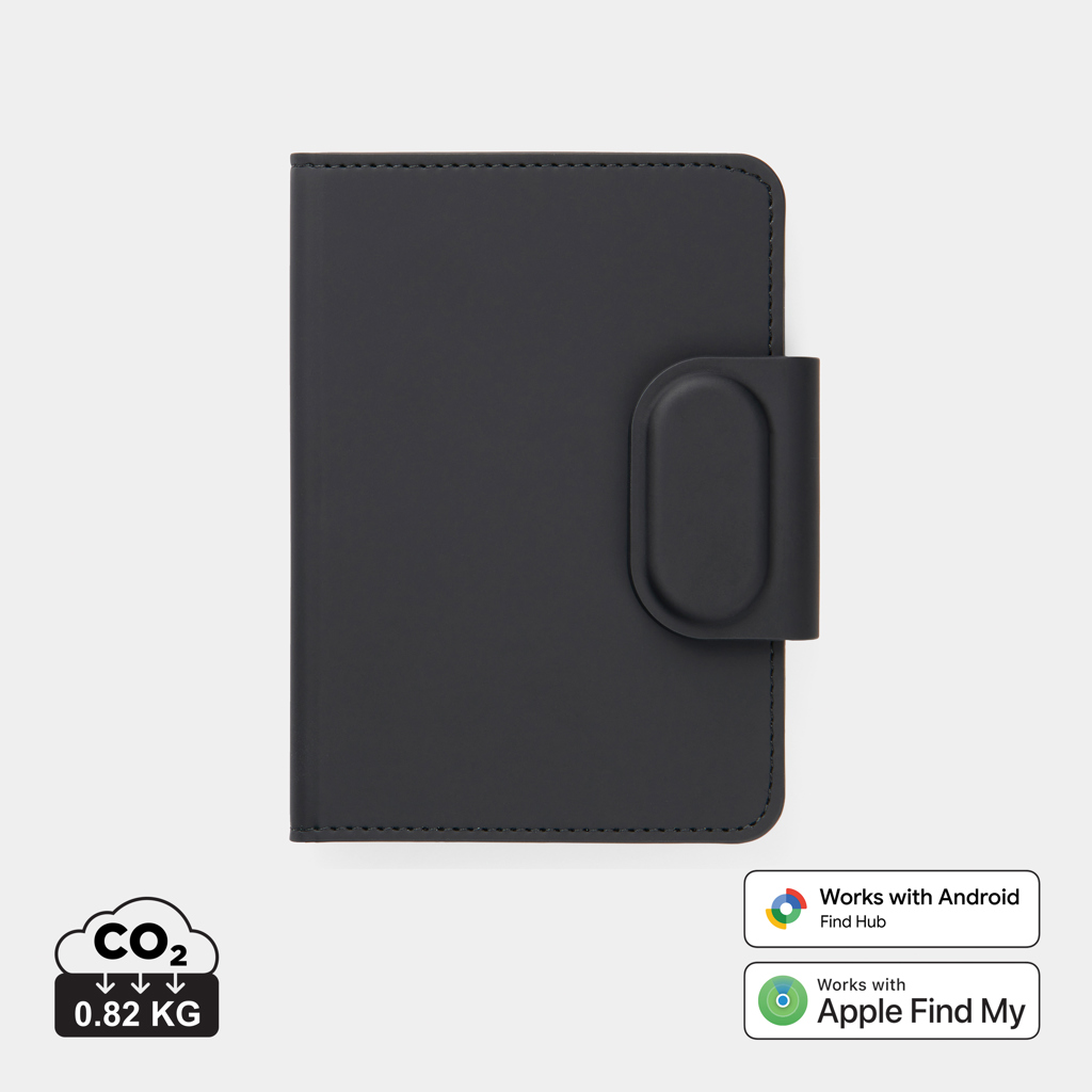 VINGA Baltimore RCS Passport Cover mit Dual-Finder, schwarz