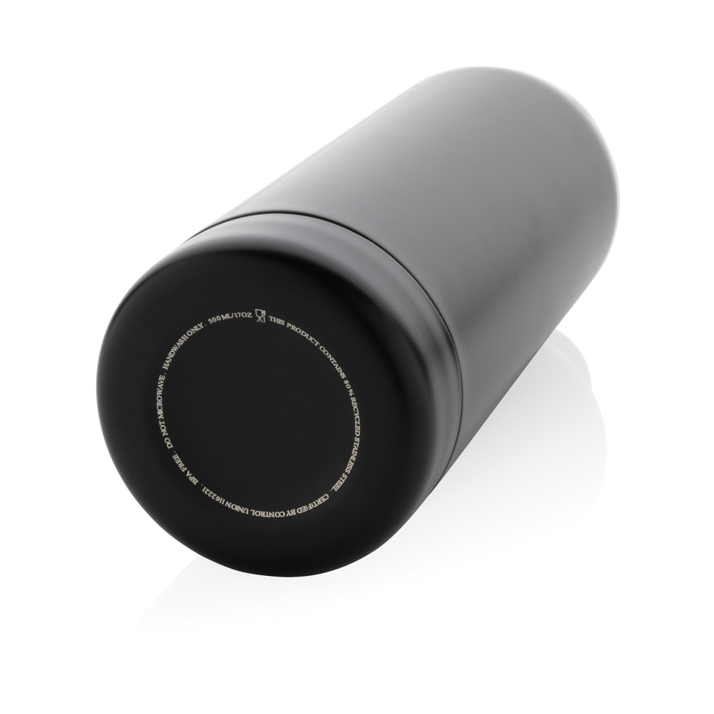 Vakuumflasche aus RCS recyceltem Stainless-Steel