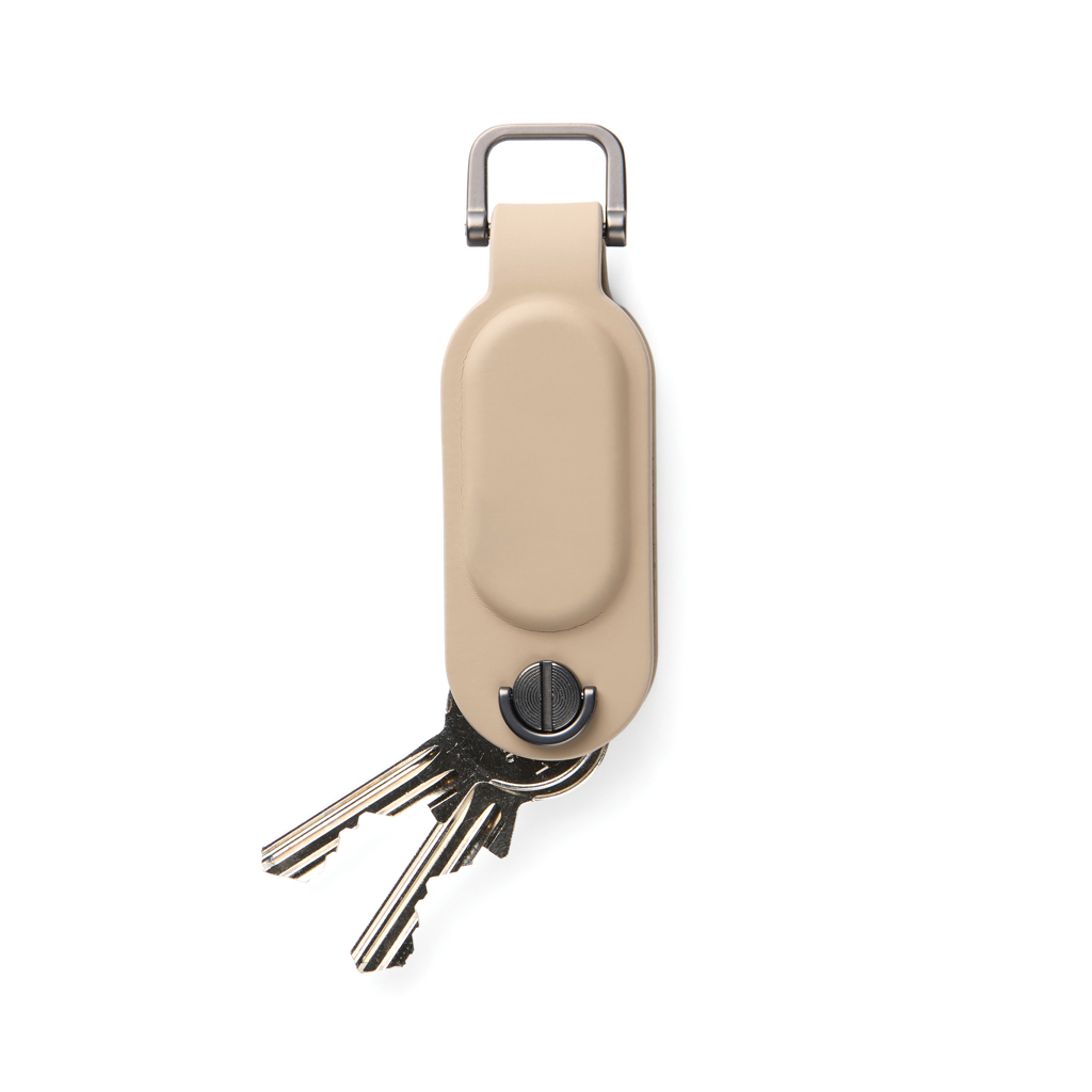 VINGA Baltimore RCS Schlüsselhalter mit Dual-Finder, greige