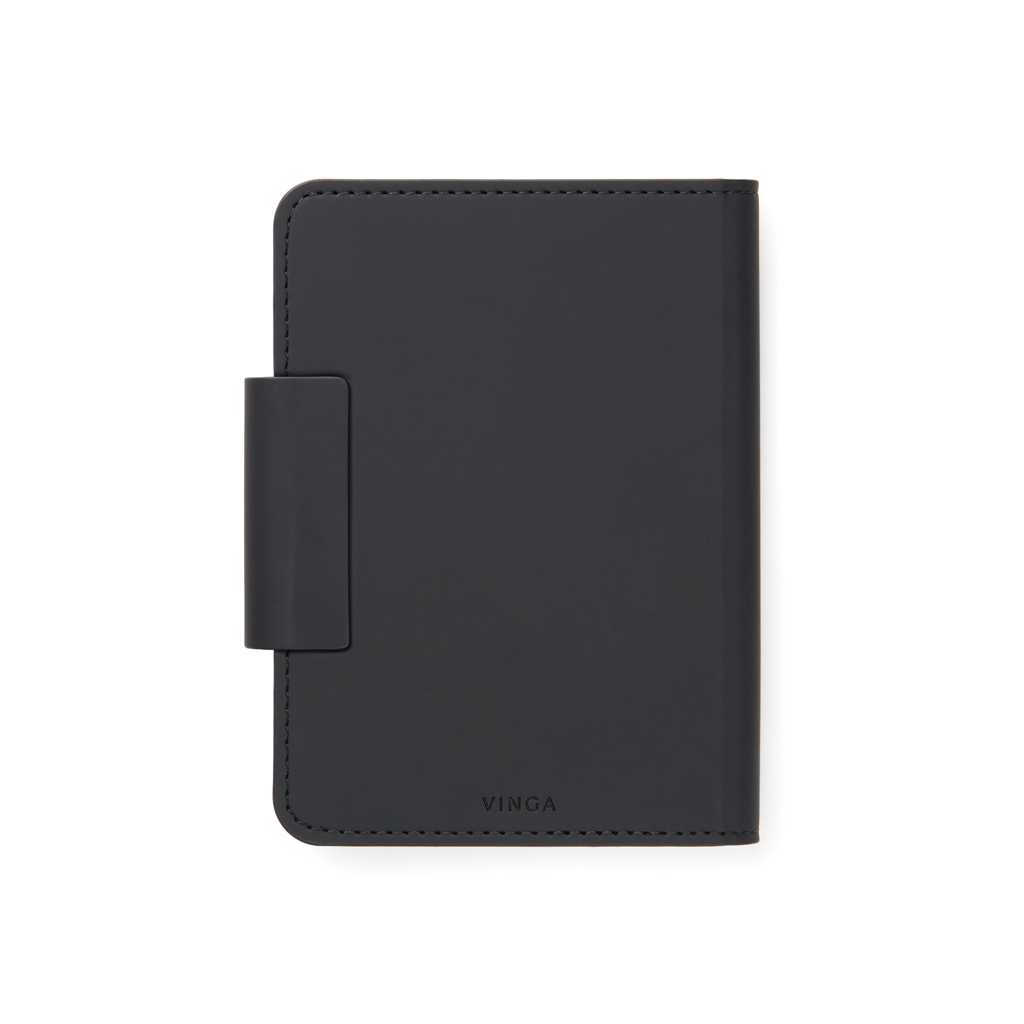 VINGA Baltimore RCS Passport Cover mit Dual-Finder, schwarz