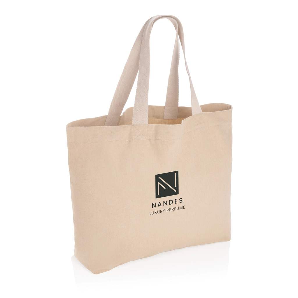 240g/m² große Tasche aus rCanvas, ungefärbt