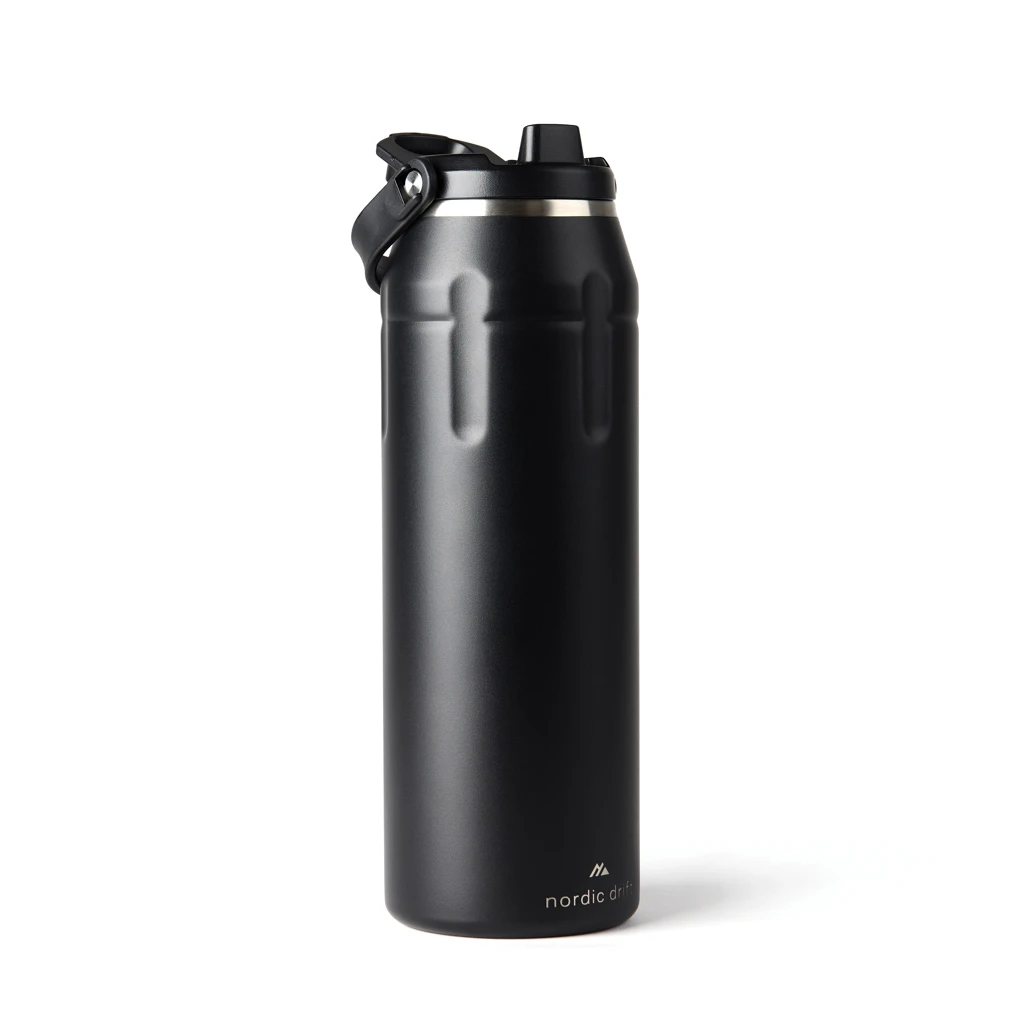 Nordic Drift trail Isolierte RCS Sportflasche 940ml, schwarz
