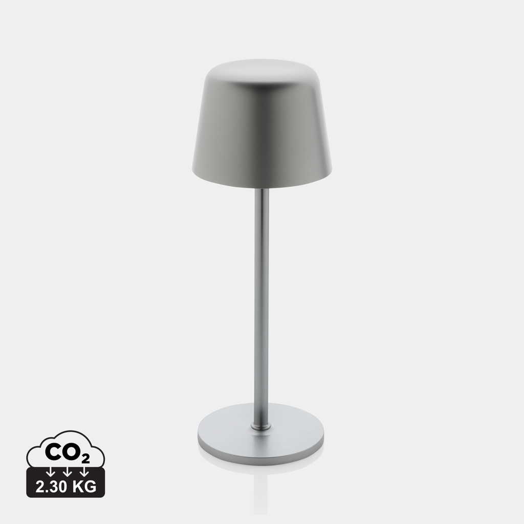 USB Tischleuchte aus RCS recyceltem Kunststoff