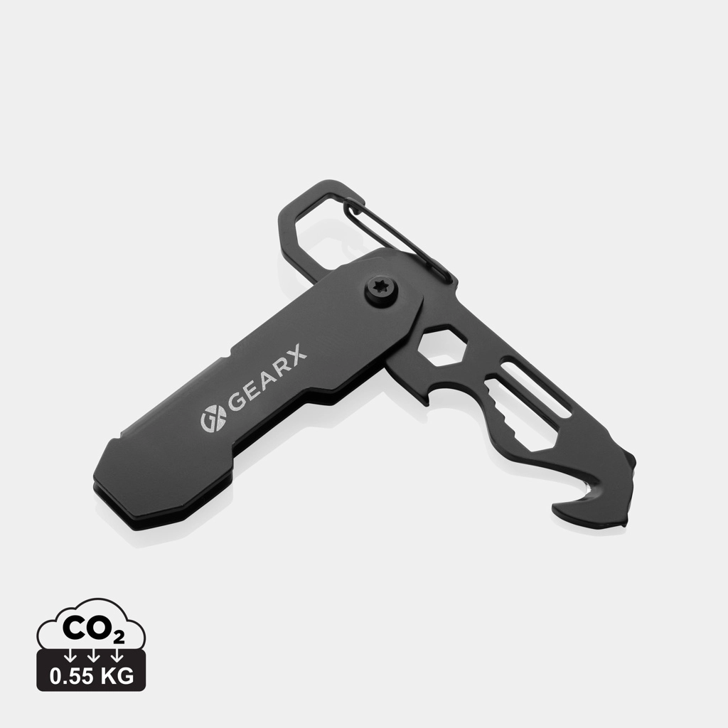 Gear X - Faltbares EDC-Werkzeug mit Karabinerhaken