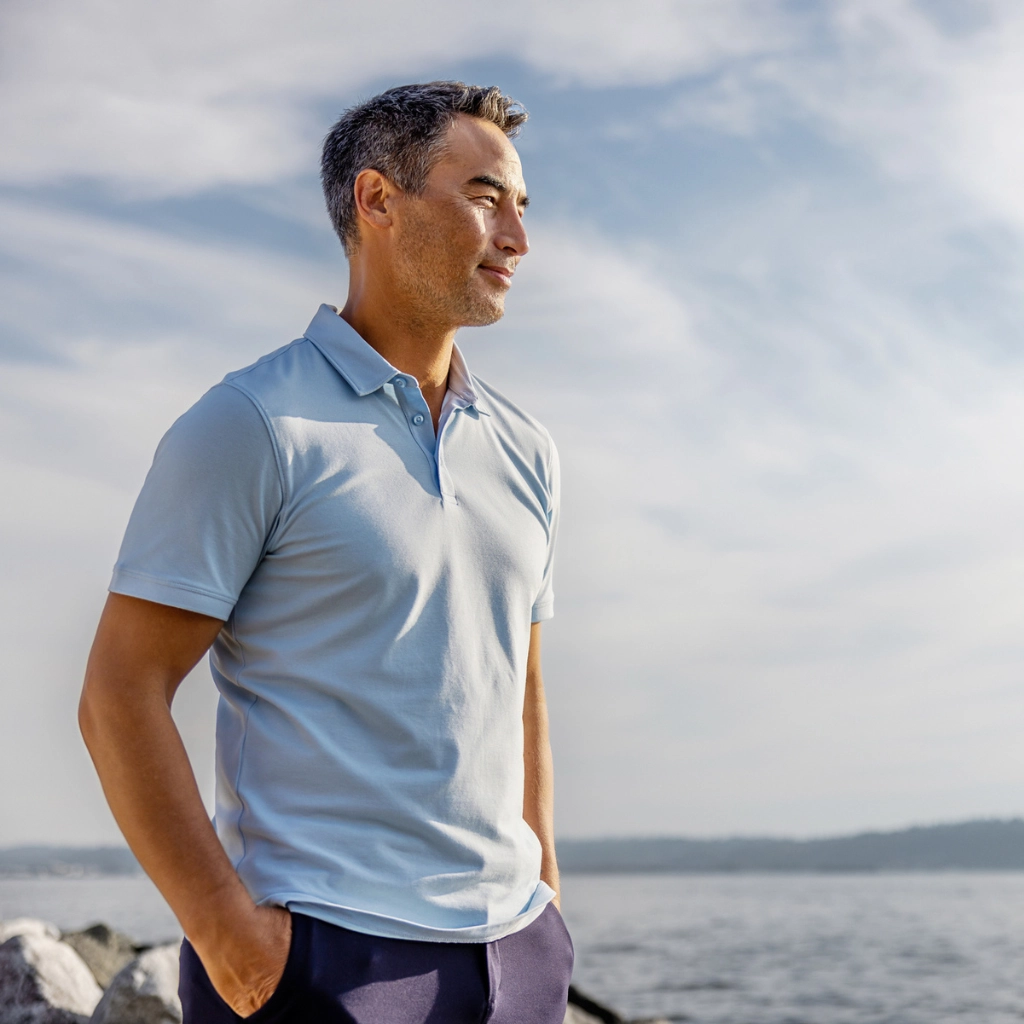 Oceanside Stretch Polo Men