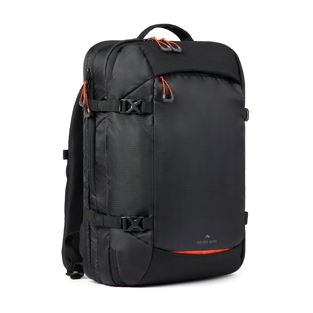 Nordic Drift RCS Traveling Rucksack 25L, schwarz