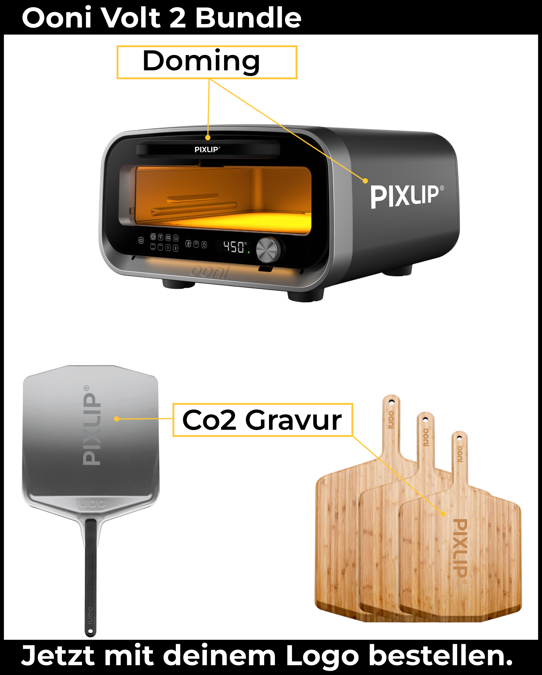 Branding Ooni Volt 2 Pixlip Bundle V3